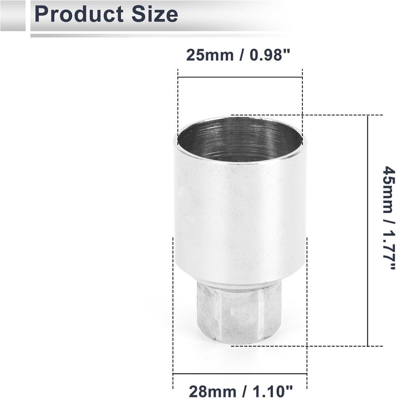 RATCHROLL Wheel Lock Lugnut for Jeep Compass #807 Anti-theft Screw Nut Removal Key Socket 1pc - Image 4